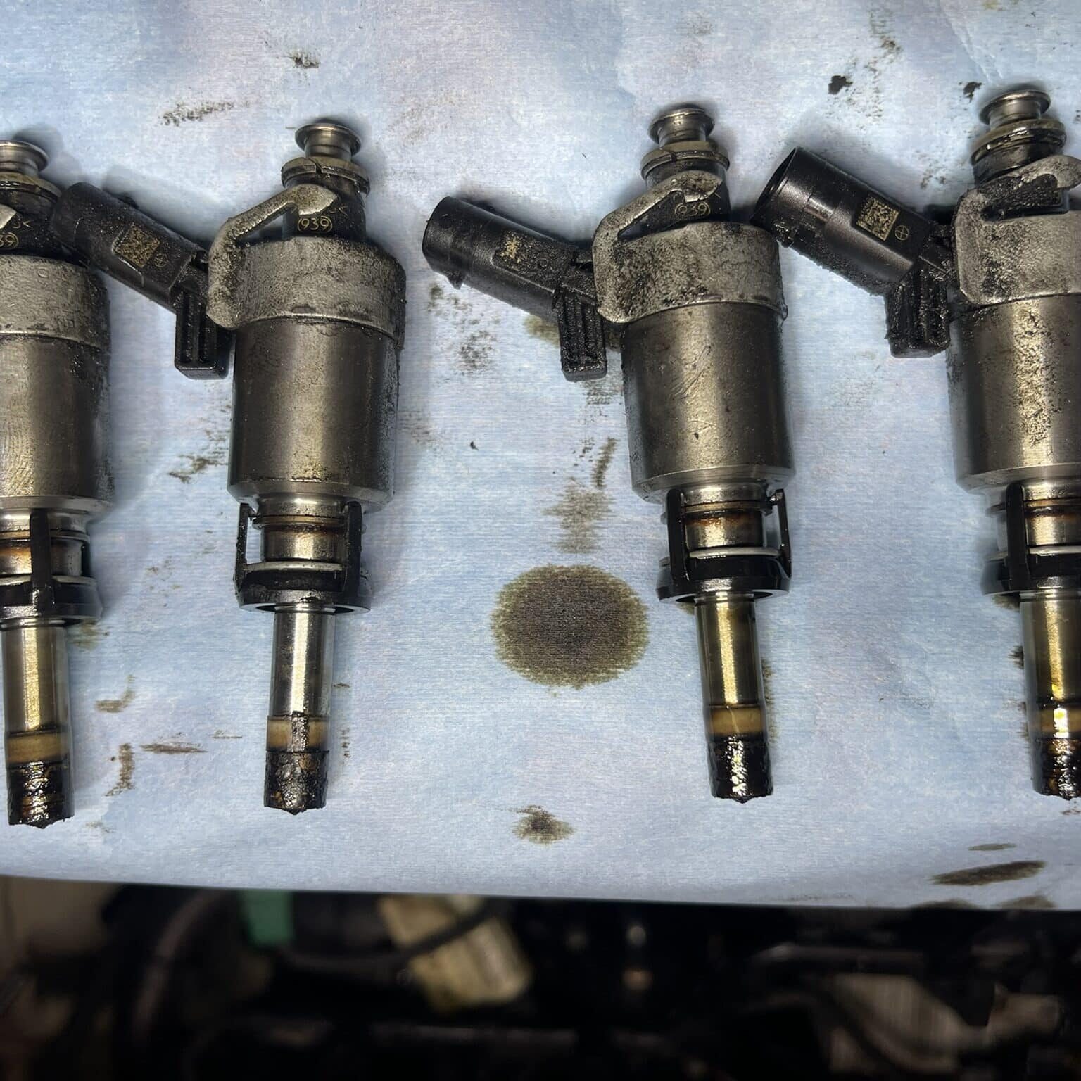 Audi A3 dirty clogged injectors
