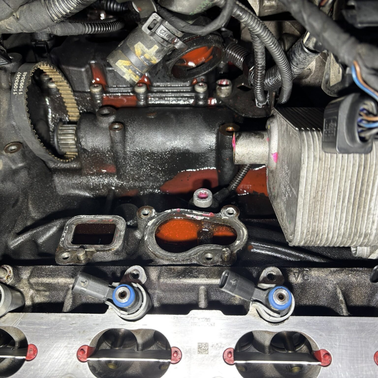 Audi A3 cleaned intake wide view