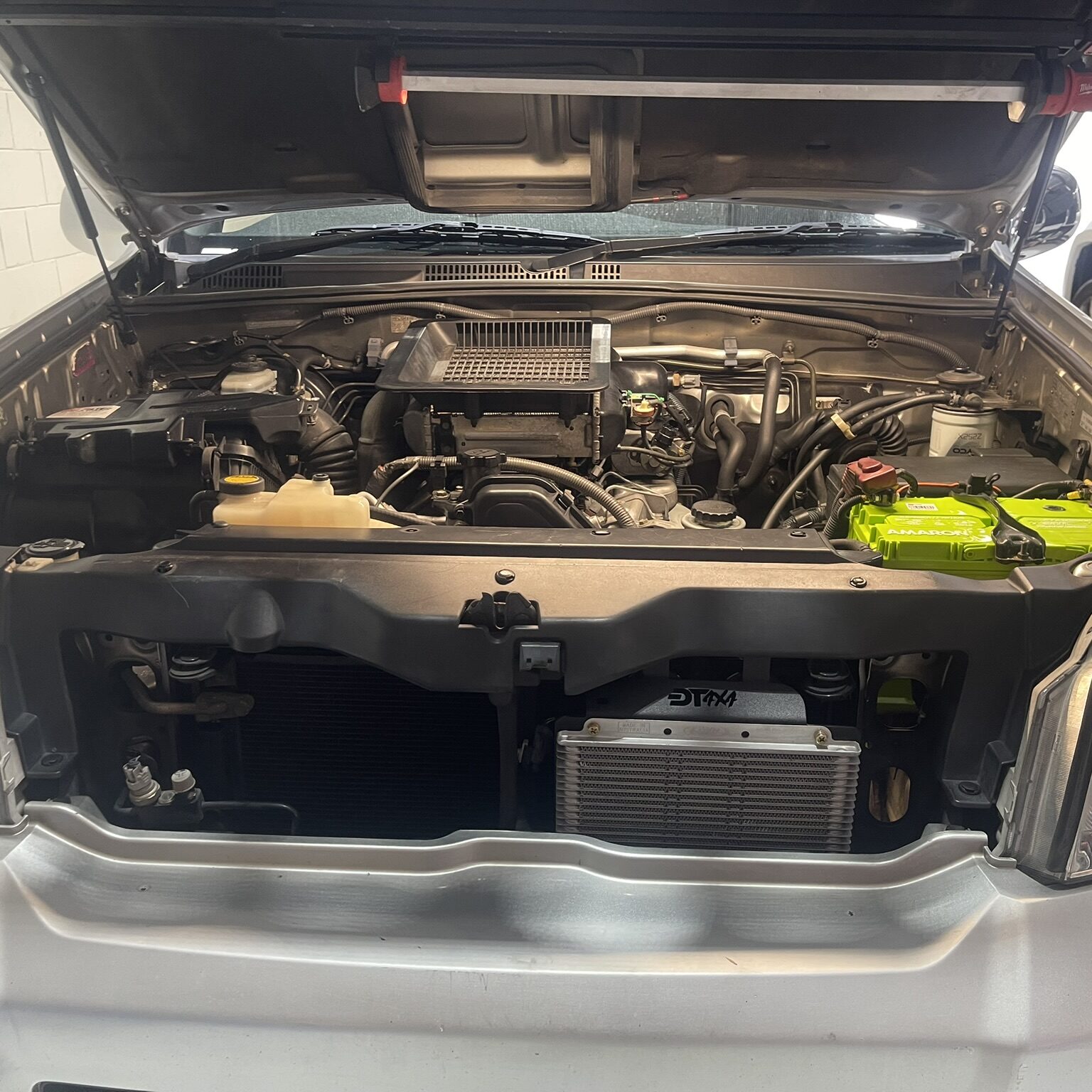 Toyota Hilux 1KD in the workshop