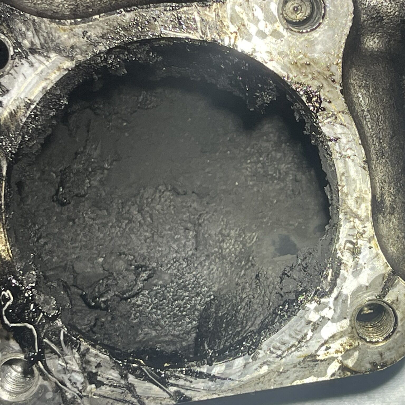 Chocked up Toyota Hilux 1KD time for Intake Cleaning