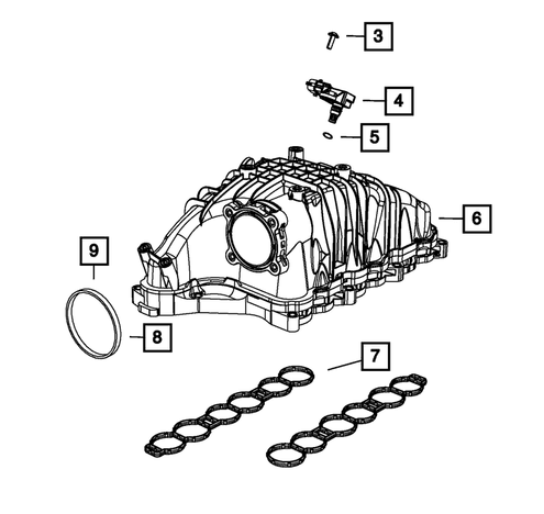 OEM -Engine Intake Manifold Kit – OEM (68492577AA) - Image 4